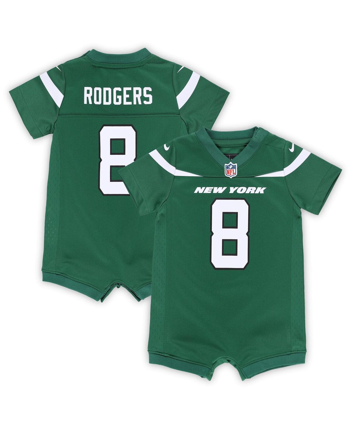 Nike Baby Aaron Rodgers Legacy New York Jets Game Romper Jersey - Green, White