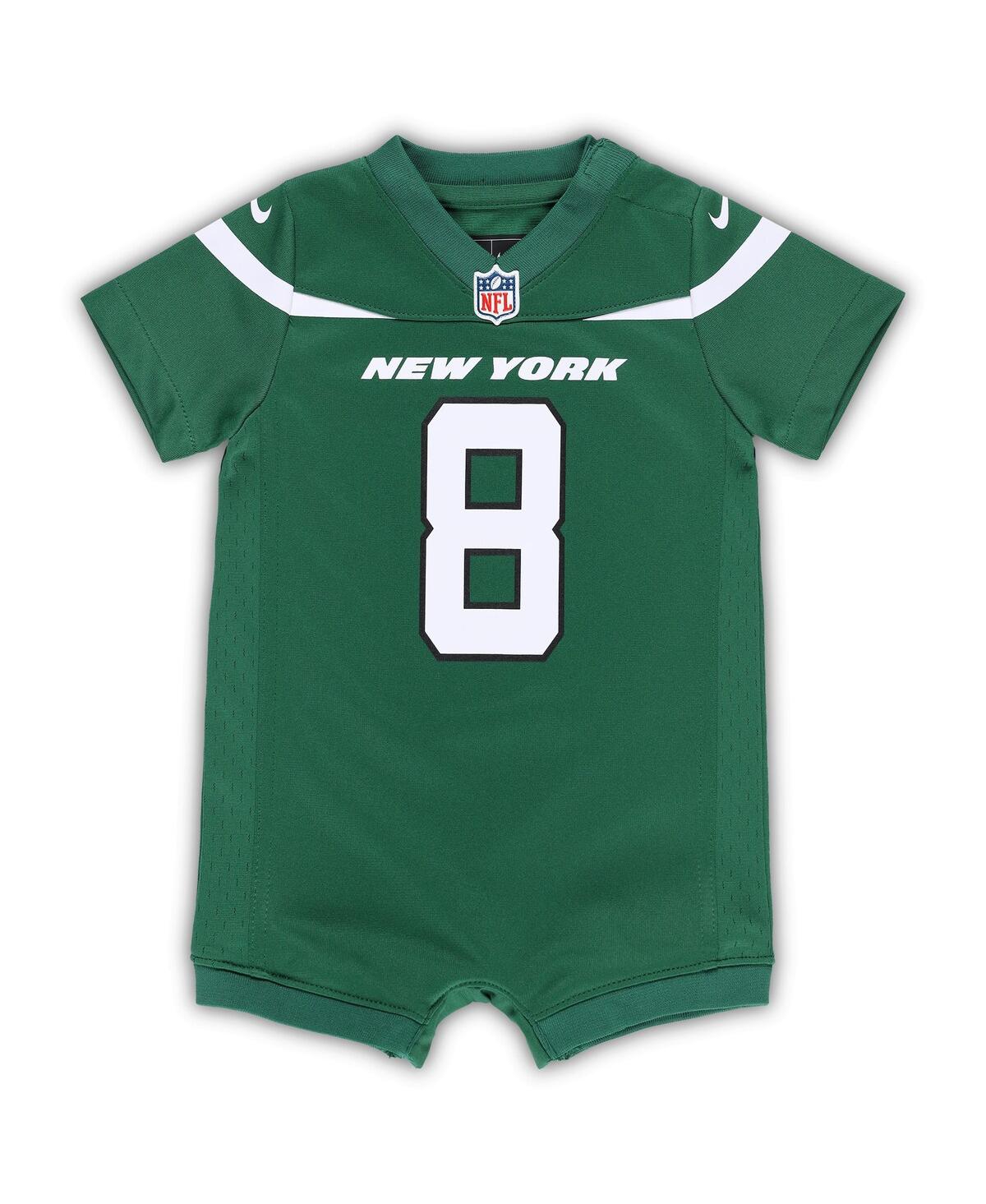 Nike Baby Aaron Rodgers Legacy New York Jets Game Romper Jersey In Green,white