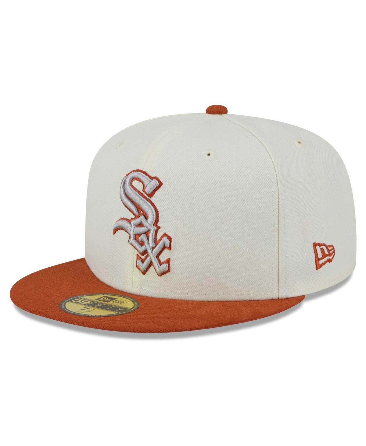 Men's New Era Orange Chicago White Sox 59FIFTY Fitted Hat - Orange