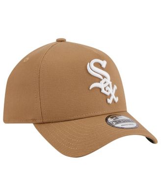 Men's Khaki Chicago White Sox A-Frame 9FORTY Adjustable Hat