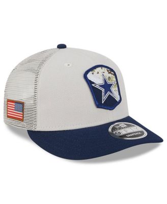 Men s New Era Stone Navy Dallas Cowboys 2023 Salute To Service Low Profile 9FIFTY Snapback Hat Macy s