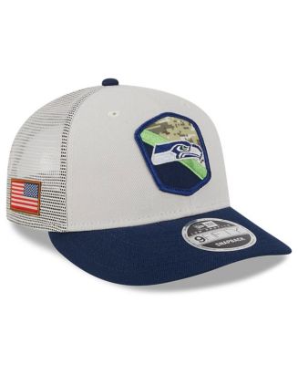Men's New Era Stone, College Navy Seattle Seahawks 2023 Salute To ...