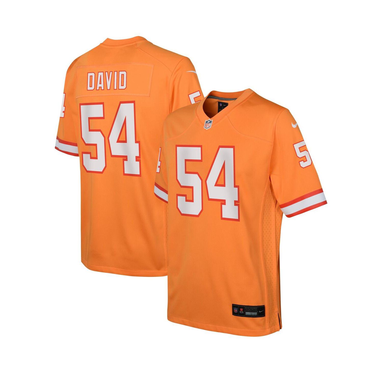 Big Boys Lavonte David Orange Tampa Bay Buccaneers Game Jersey