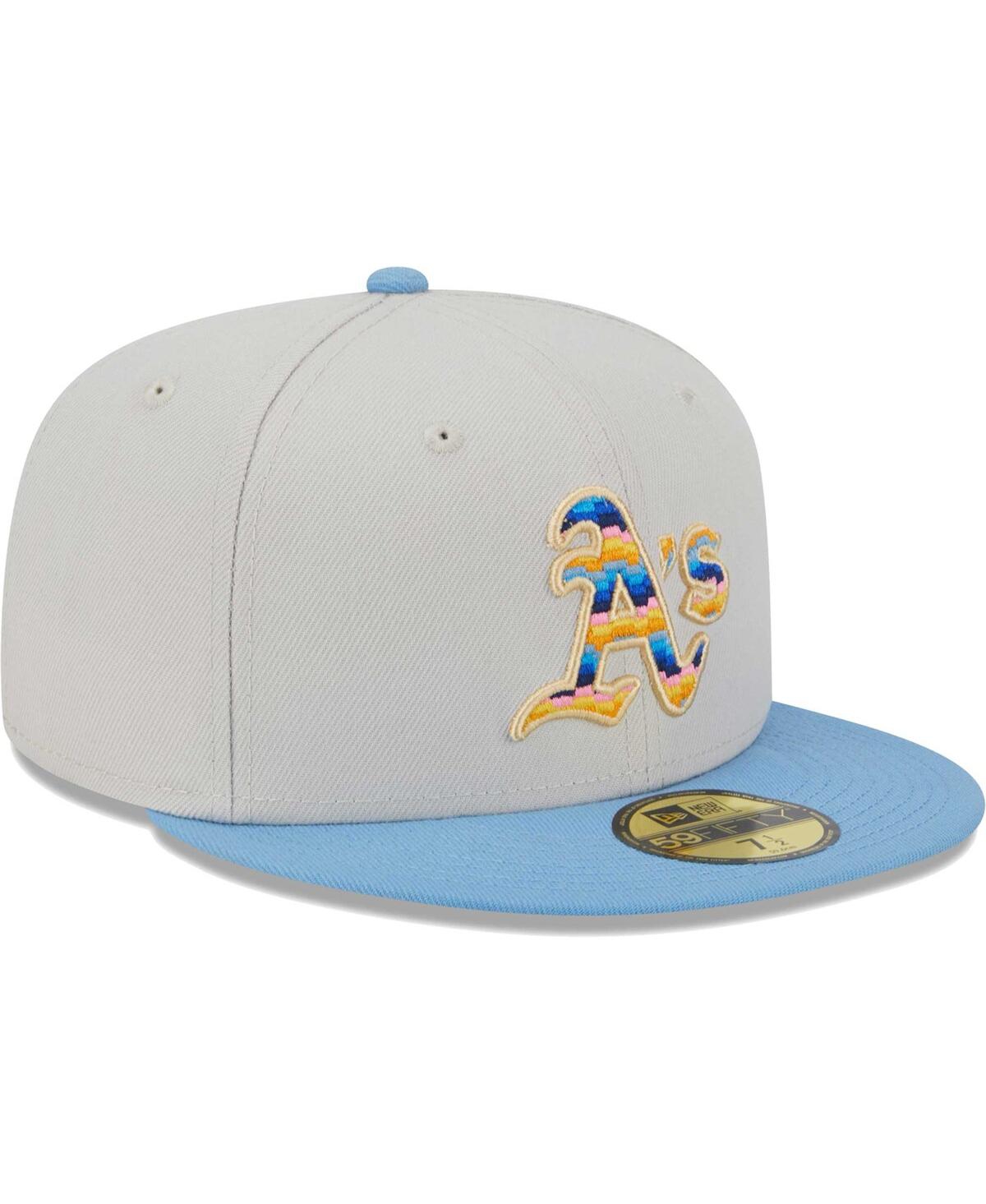 Men's New EraOakland Athletics Beach Front 59FIFTY Fitted Hat - Natural