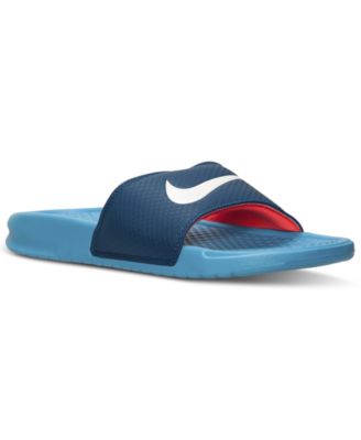 nike men's benassi swoosh slides