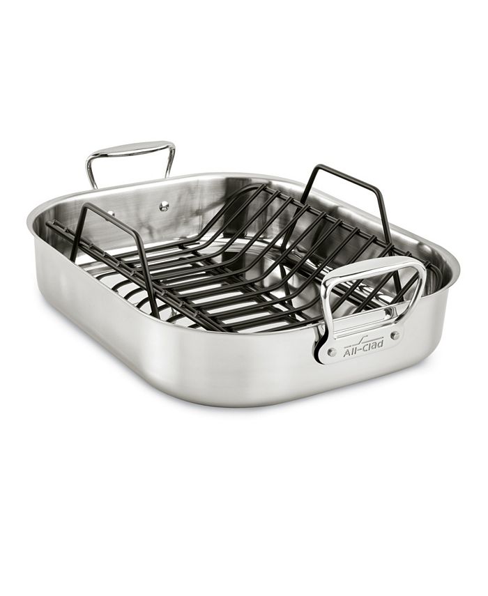 Sur La Table 12 x 9 Stainless Steel Broiler Pan includes Broiler Rack and  Pan, Silver