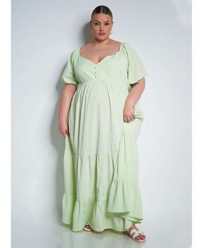 Macy's women's plus maxi dresses deals