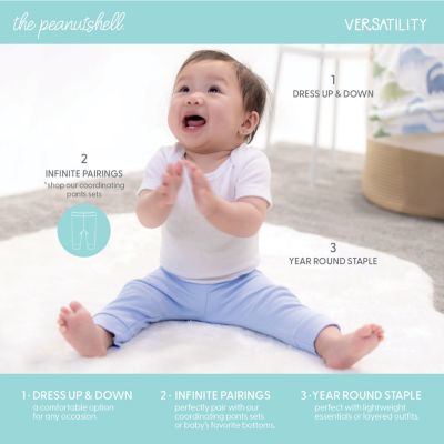 Baby Boys Bodysuits, 7-Pack, Blue Camo