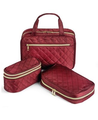 Ms. Jetsetter Travel Trio (3 Pieces) with Jewelry Case, Makeup Case, and Toiletry Bag | Travel Accessories - Macy's