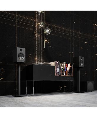 SP26PL 26" Bookshelf Speaker Stands with Rotating Top Plates and Cable Management - Pair