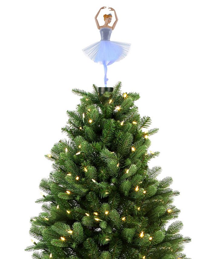 Mr. Christmas 12.5" Animated FiberOptic Ballerina Tree Topper Macy's