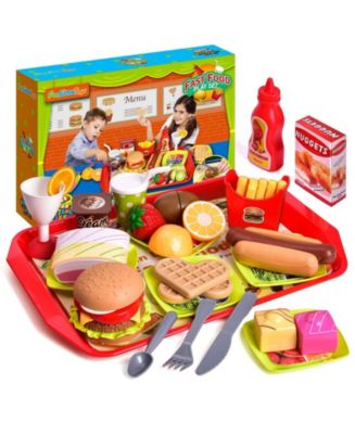 Pretend Play Fast Food Meal Set 40pcs - Macy's