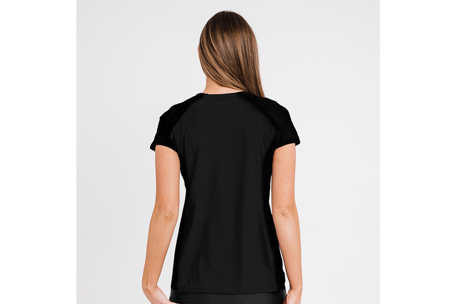Women's Loose Fit Short Sleeve UPF 50+ Adele Swim Top