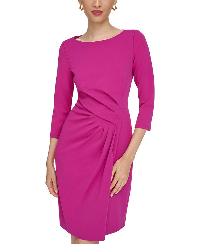 Calvin Klein Women's 3/4-Sleeve Sheath Dress - Macy's