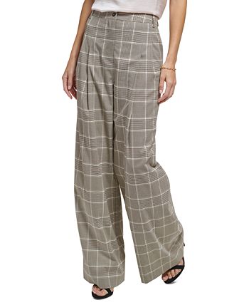 dkny plaid pants