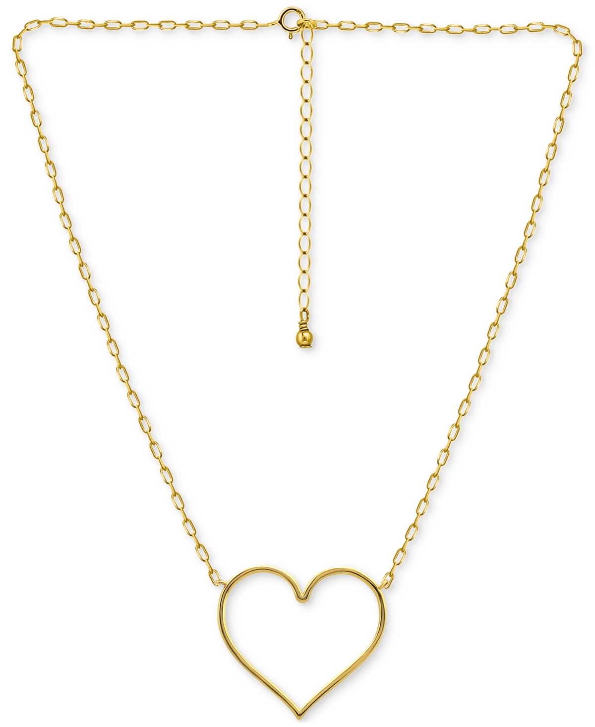 Giani Bernini Open Heart Pendant Necklace, 16