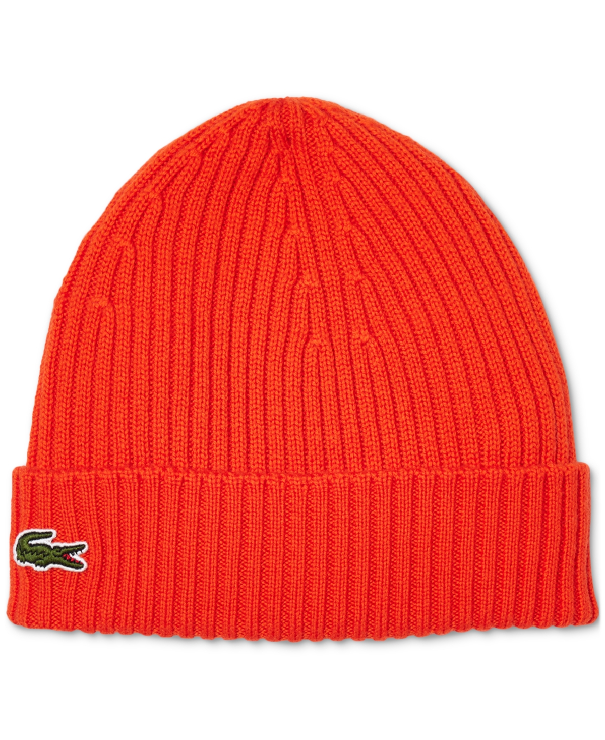 Lacoste Men's Ribbed-knit Wool Beanie In Sji