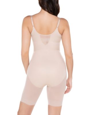 Women's Sexy Sheer Extra Firm Wear Your Own Bra Thigh Slimmer 2781