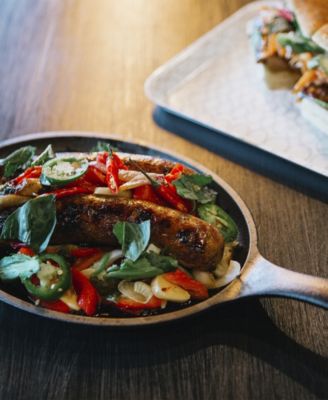 Cast Iron Fajita Skillet. Black Serving Platter Seasoned