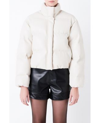 Women's Cropped Puffer Jacket