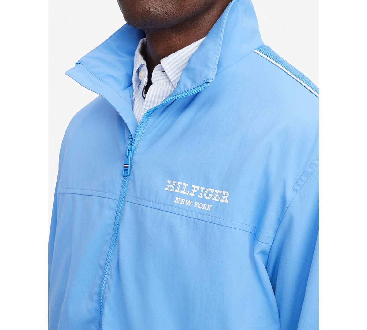 Tommy Hilfiger Men's Hilfiger Ny Stripe Track Jacket