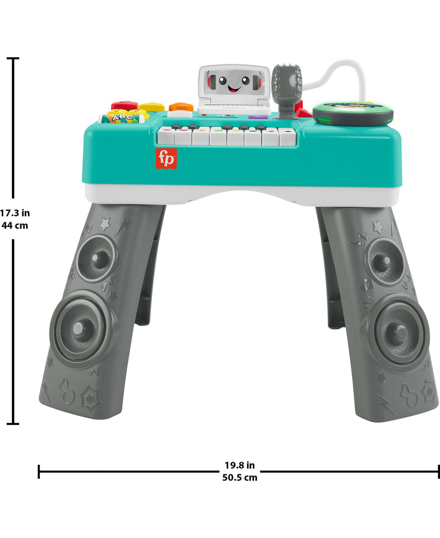 Детская игрушка Fisher Price Laugh & Learn Mix & Learn DJ Table — фото 7