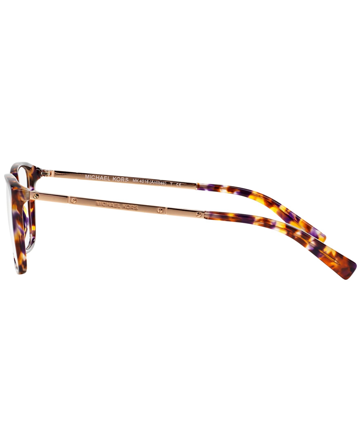 Michael Kors Women's Antibes Eyeglasses, Mk4016 In Sunset Confetti Tortoise