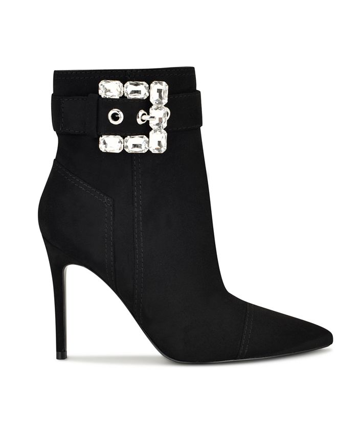 Nine West Women's Fabrica Pointy Toe Stiletto Dress Booties Macy's
