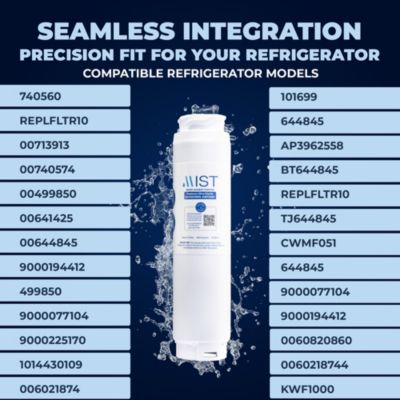Maxblue 644845 Filtre à Eau pour Réfrigérateur Compatible avec Bosch UltraClarity 644845