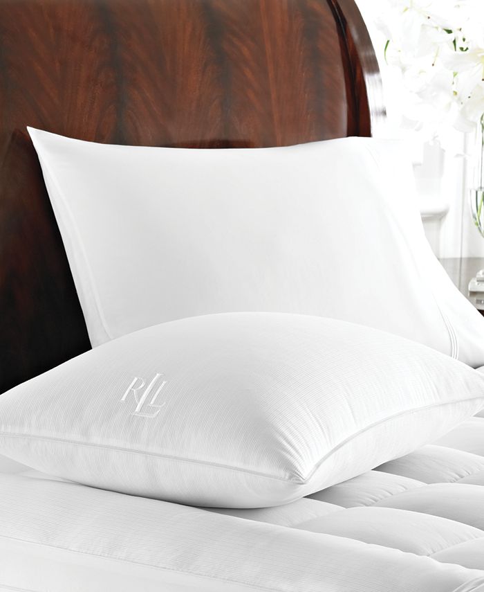 Lauren Ralph Lauren White Goose Down King Pillow, 500 Thread Count Macy's