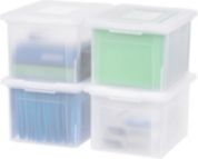 IRIS USA 19qt 6Pack Clear View Plastic Storage Bins with Lids and Secure  Latching Buckles, 6 Units - Foods Co.