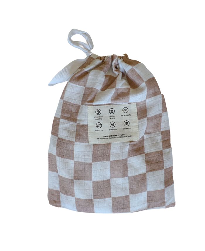 Charlie Lou Baby Baby Boys or Baby Girls Checkered Luxe Swaddle Macy's