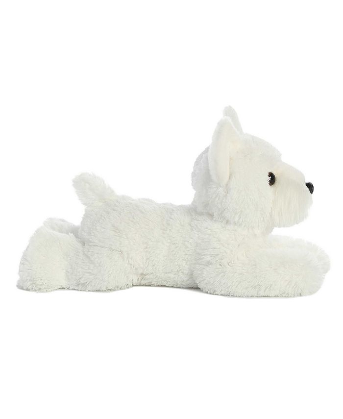 Aurora Medium Windsor Westie Flopsie Adorable Plush Toy White 12" - Macy's