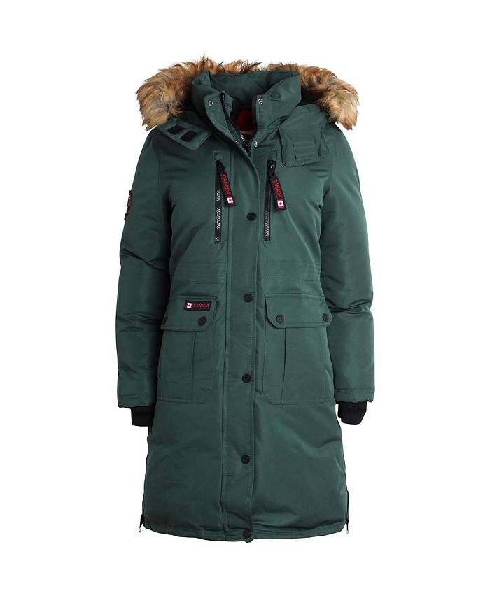 Canada Weather Gear Women s Heavyweight Dual Pocket Parka Jacket