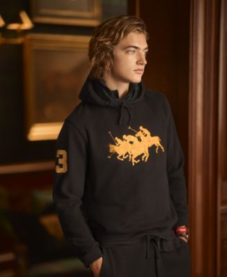Polo Ralph Lauren Men's Triple-Pony Fleece Hoodie - Macy's