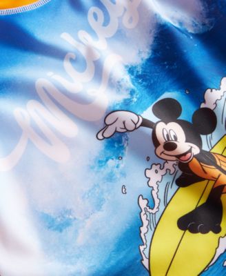 Mickey Mouse Toddler Boys Rash Guard & Swim Trunks, 2 Piece Set