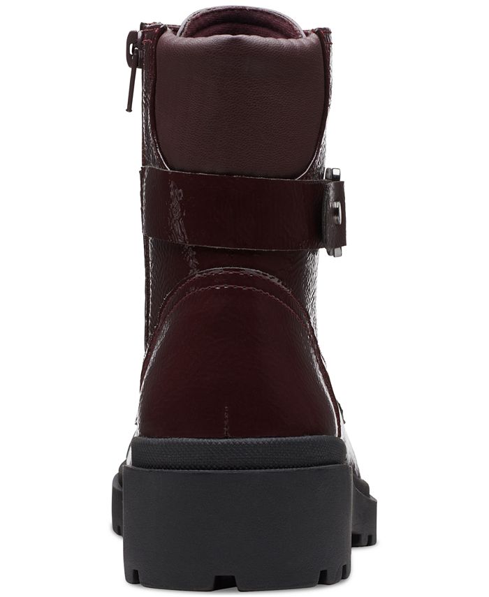 Clarks Women's Calla Dance Lace-Up Buckled Boots - Macy's