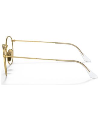 Unisex Round Titanium Optics Eyeglasses, RB8247V