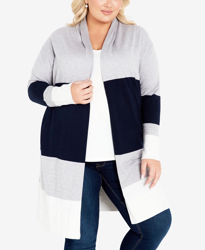Macy's cardigan clearance sweaters plus size