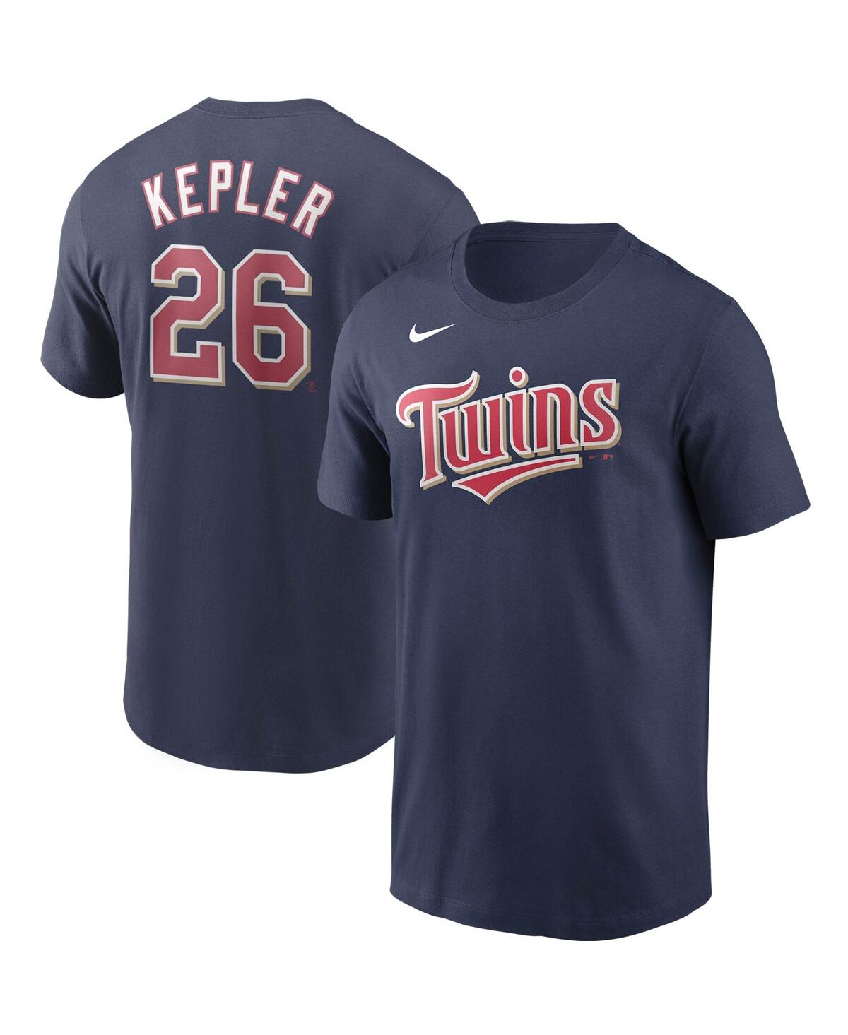 NIKE MEN'S NIKE MAX KEPLER NAVY MINNESOTA TWINS NAME AND NUMBER T-SHIRT