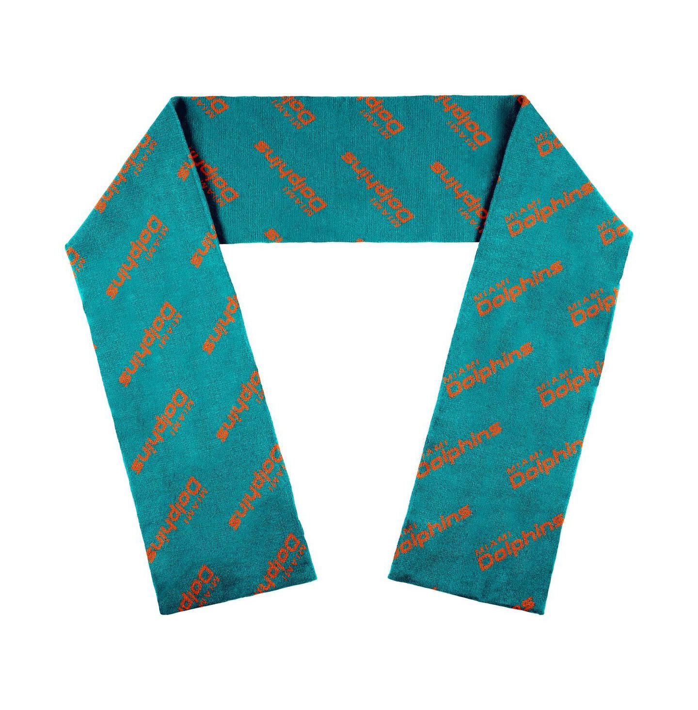 Женский шарф WEAR by Erin Andrews Miami Dolphins Team Wordmark — фото 1