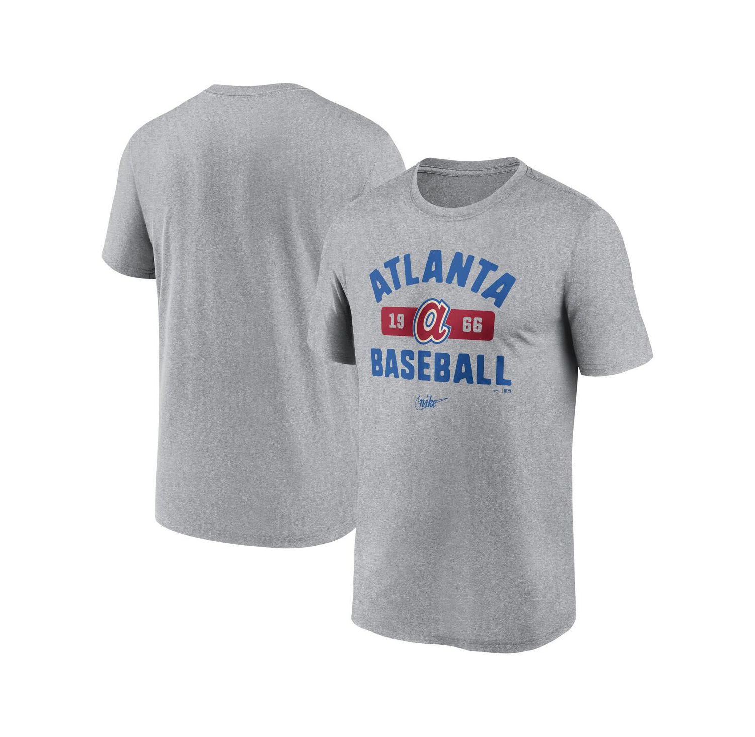 Men's Heather Gray Atlanta Braves Legend T-shirt