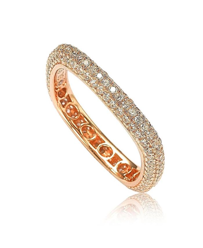 Suzy Levian New York Suzy Levian Sterling Silver Cubic Zirconia Thin