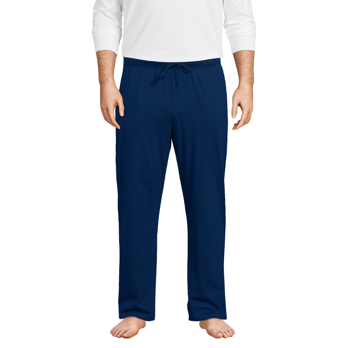 Big & Tall Knit Jersey Sleep Pants - Deep sea navy