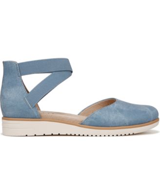 Women's Intro Round Toe Slip On Low Wedge Flats