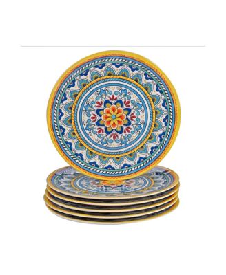 Portofino Melamine 6-Pc. Dinner Plates