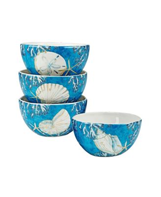 Playa Shells Set of 4 Ice Cream Bowl