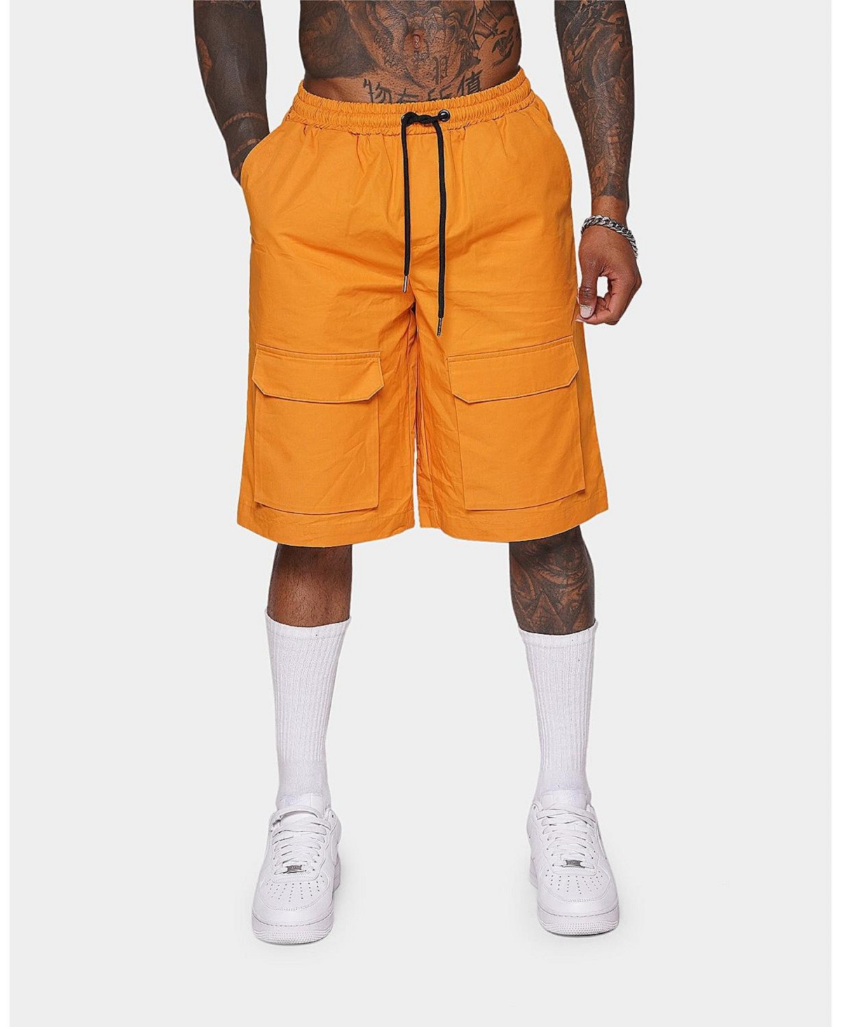 Mens Xeneres Cargo Shorts - Orange