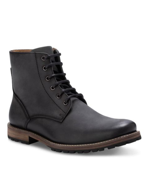 Мужские ботинки Eastland Shoe Hoyt Leather Lace-Up Ankle, цвет: Чёрный