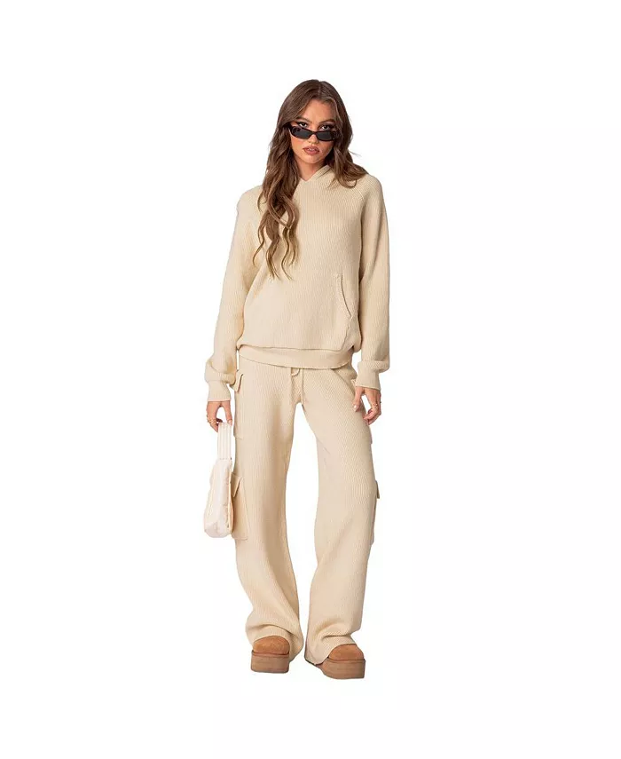 Women's Wynter oversized knit hoodie - thumbnail 10